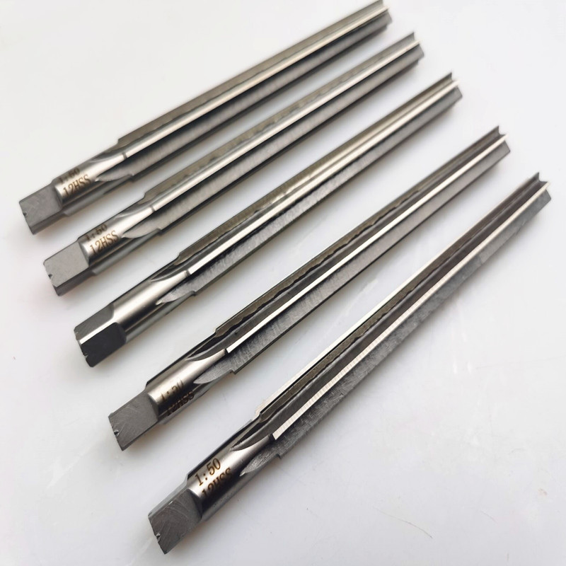 直柄1:50锥形铰刀hss高速钢锥度铰刀3 4 5 6 8 10 12非标现货厂家