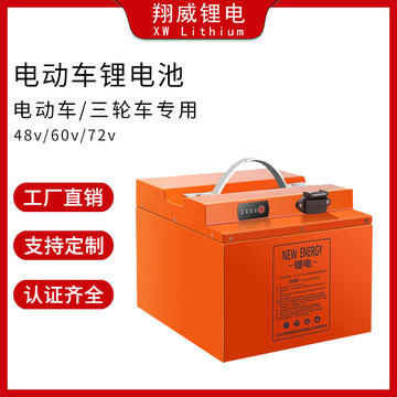 三轮电动车锂电池48v/60v/72v高容量动力电池电摩外卖车电瓶车