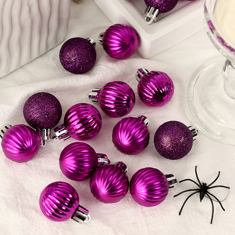 Christmas Halloween Decorations 16 Special-Shaped Christmas Ball Set Christmas Tree Ornaments Pendant for Spirit Festival