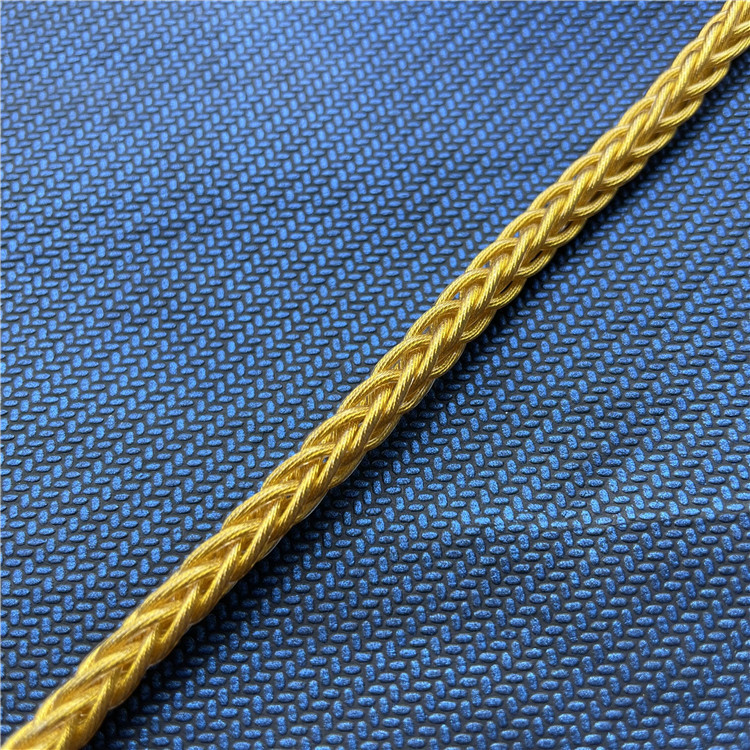 单晶铜镀金线材 8股编织392芯 单晶铜耳机线材diy升级线 外径5.