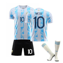 新款20-21阿根廷球衣10号梅西主客场内马尔成人儿童比赛队服