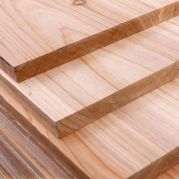 环保家具级环保指接板实木板 工厂耐磨杉木直拼板有结巴