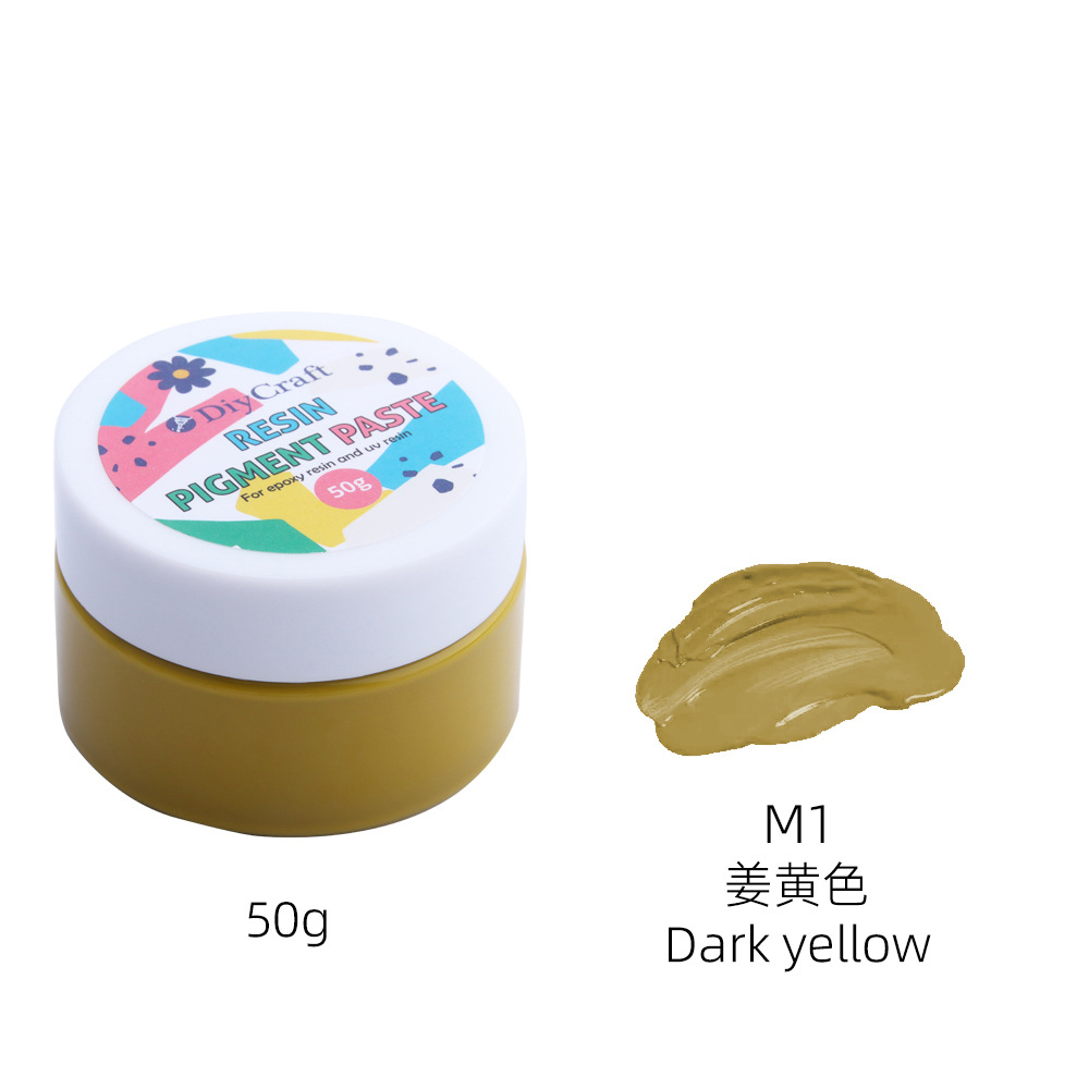 Hot Sale 45 Colors High Concentration Oily Color Paste Color Paste Suitable for Epoxy Resin Uv Epoxy Diy Handmade 50G Pack