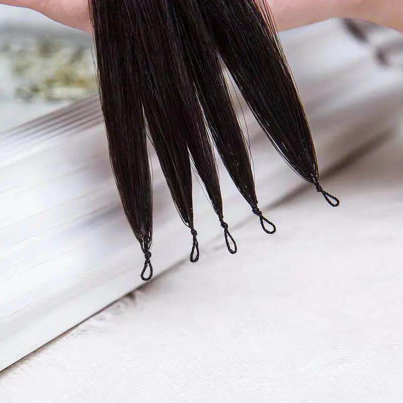 羽毛接发 无痕羽毛二代羽毛 真人发丝 三代羽毛接法-阿里巴巴