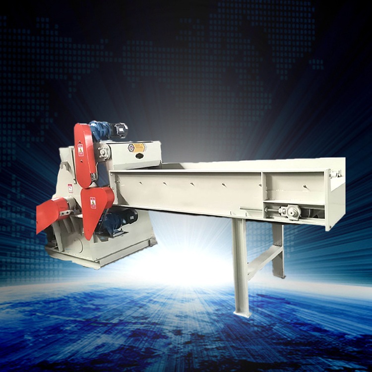 兆峰木材破碎粉碎一体机 棉花杆粉碎机 600型强制进料破碎机