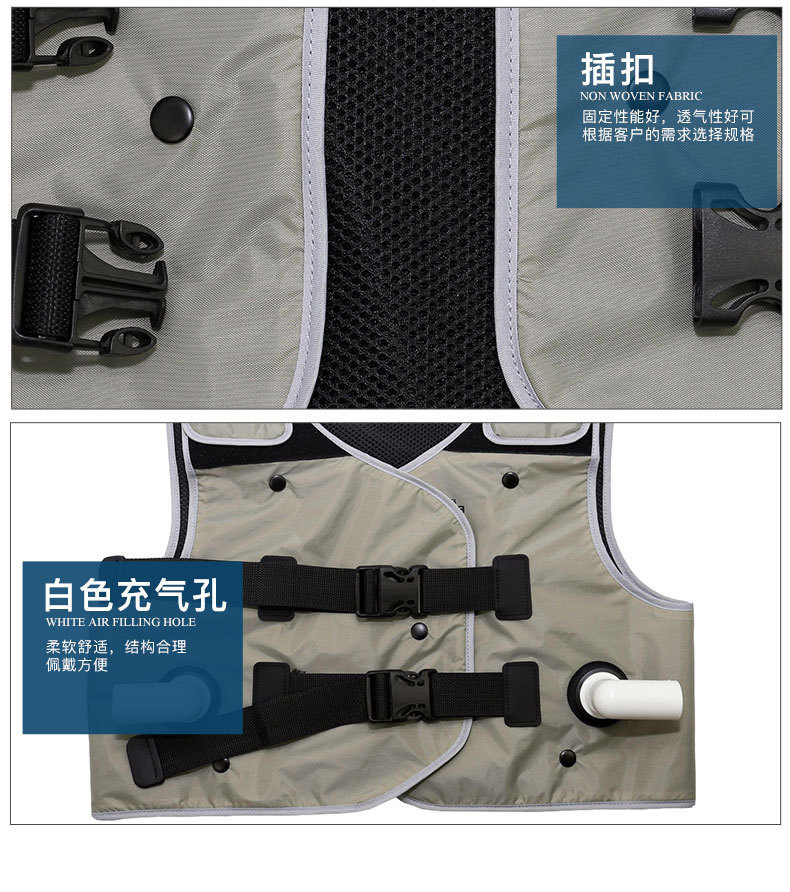 排痰机(排痰,高频振动排痰系统)可重复使用充气背心