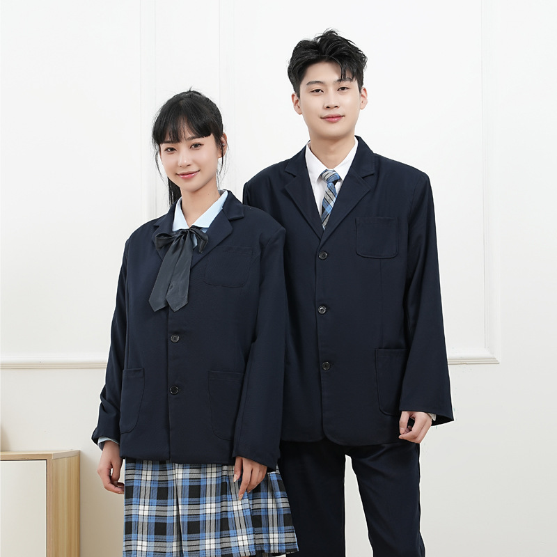 深圳校服冬礼服中学生套装西裤西装外套长衬衫冬裙男女初高中统一