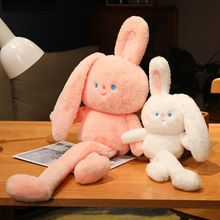 新款网红拉耳朵小兔子玩偶毛绒玩具小白兔娃娃公仔儿童生日礼物女