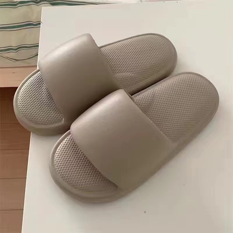 Simple Slippers for Women Summer New Home Shoes Couple Fashion Non-Slip Thick Soft Bottom Bathroom Slippers for Men