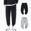 spring and autumn new pattern man Ninth pants sweatpants  Easy Knit pants Chaopai grey Basketball Sports pants trousers