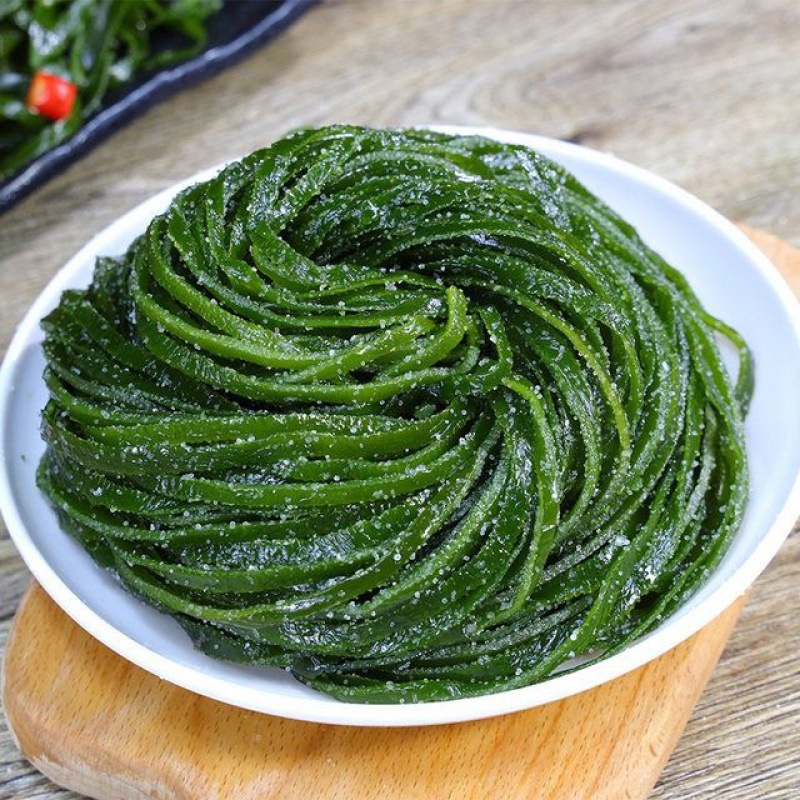 金增大连旅顺脱盐盐渍海带丝不厚非干货商用压缩整箱批发300g