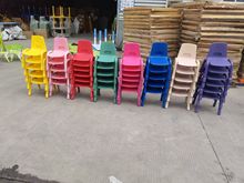 儿童塑料凳子幼儿园儿童塑料靠背椅子铁脚宝宝椅加厚学生辅导椅