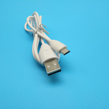 Micro USB 面条线橙色充电数据线1米 usb to micro usb cable