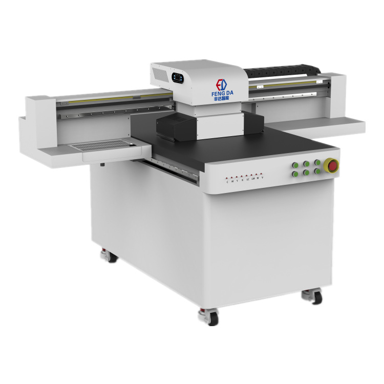 丰达uv数码印花机pvc布线管桌布化妆包包装盒手套软管地板白画布