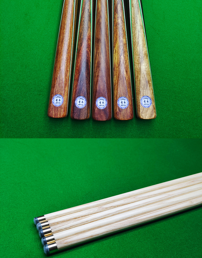晶凯台球 白蜡木 球杆 会员杆 手工杆 小头杆 黑八斯诺克专用球杆