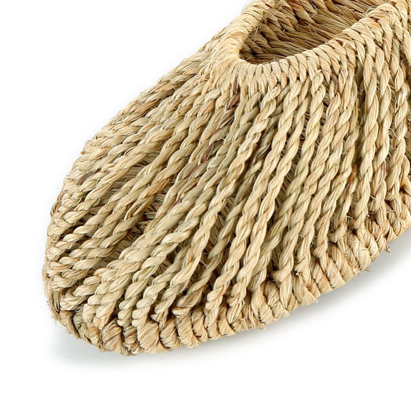 男士凉鞋编织草鞋麻拖鞋潮女夏个性复古网红演藤草一件批发跨境