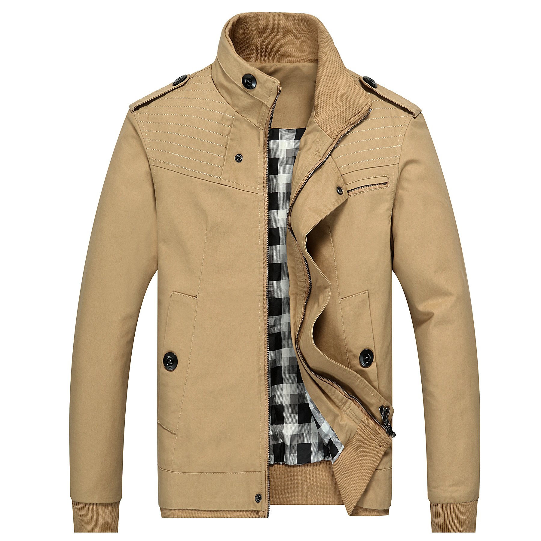 男士军工棉夹克外套 定制欧码美码户外男装夹克外套