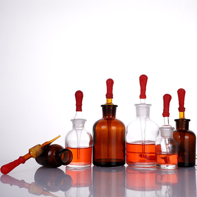 多规格胶头滴瓶学校实验室附红胶头滴瓶磨口玻璃滴瓶