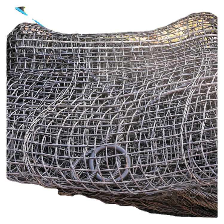 3mm钢丝绳网建筑工地吊装网垃圾砖块吊装网兜起吊钢丝网-阿里巴巴