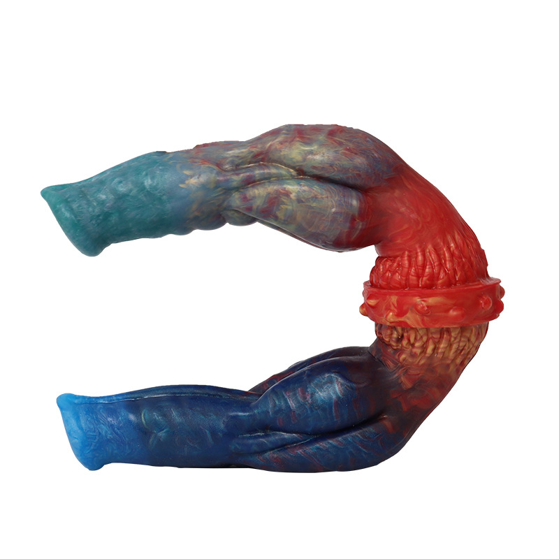 luuk双头仿真狗阳具 女性拉拉自慰器 彩色假阴茎 情趣性用品批发