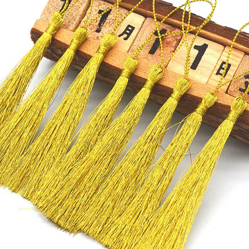 金银书签金丝流苏银丝流苏穗子来样现做 diy饰品服饰金线流苏吊穗