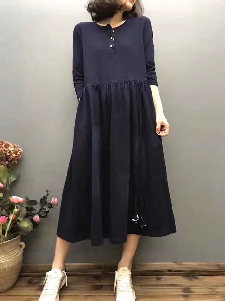 尾货批发 瓷语正品 亏本清货全棉牛仔连衣裙