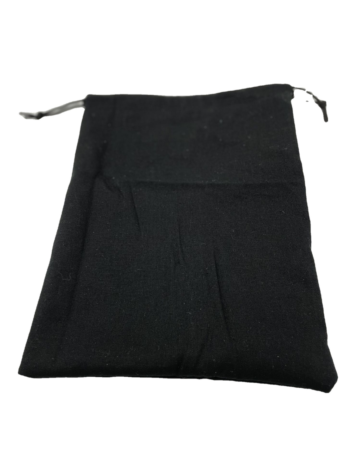 黑色纯棉防尘棉布束口袋 抽绳棉麻抽绳袋 药包 杯子餐貝收纳袋