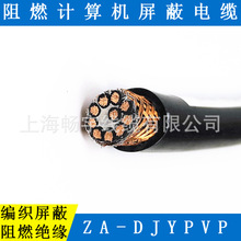 供应ZA-DJYPVP计算机电缆2*2*1.0 铜网分屏蔽总屏蔽 中大元通线缆