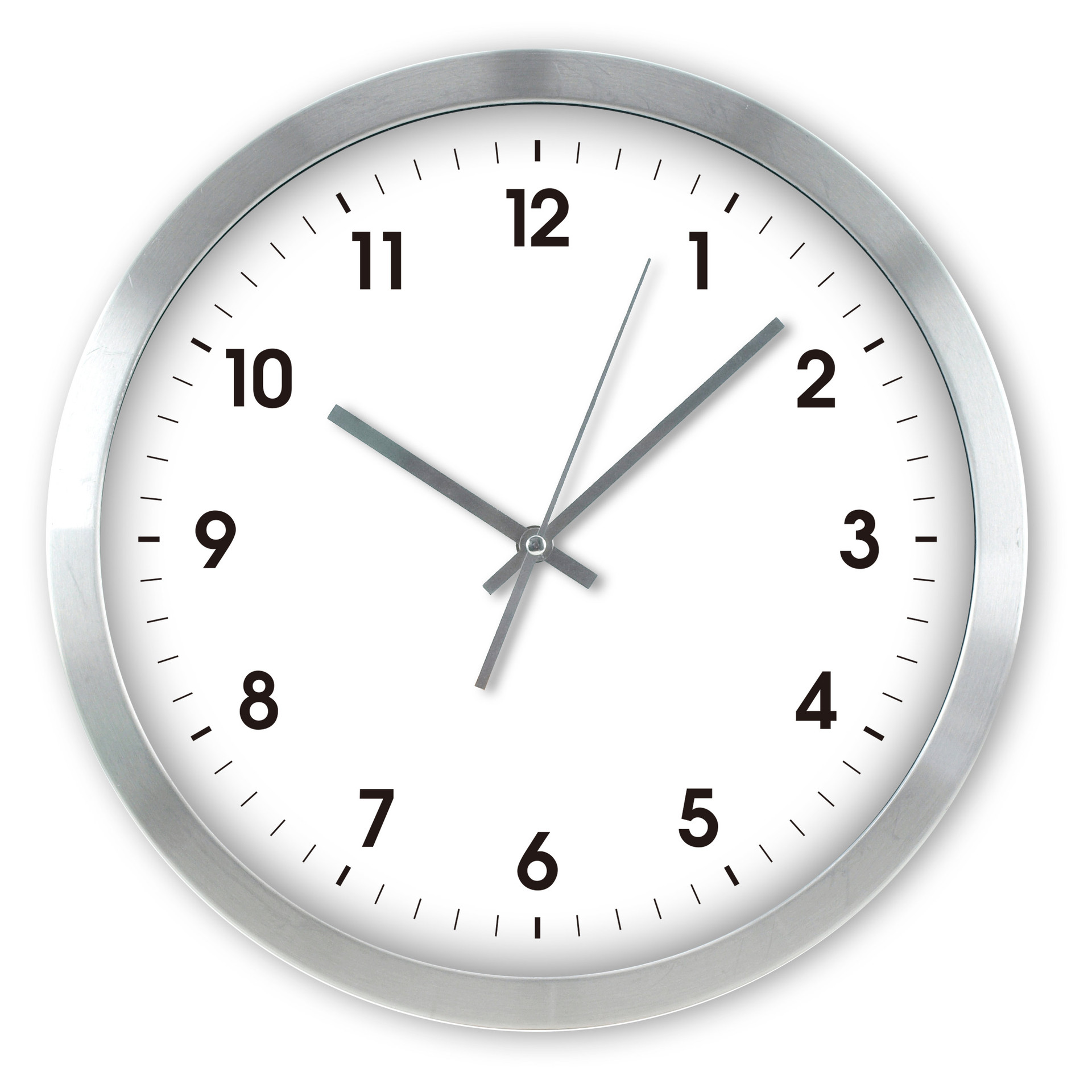 金属不锈钢创意时尚客厅铝挂钟 钟表批发 铝钟14英寸35cm支持代发