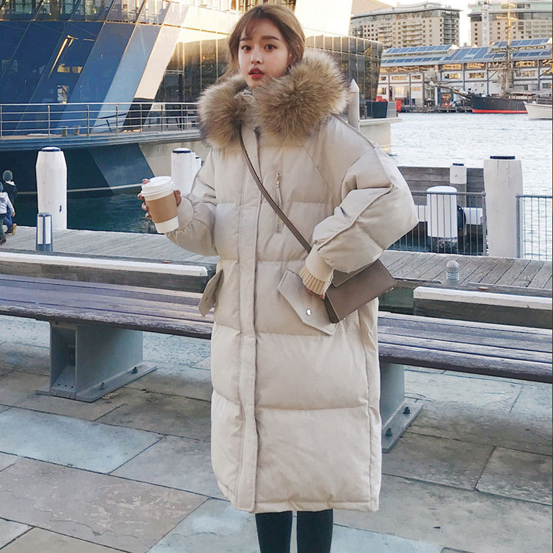 2023 New Winter plus Size down Cotton-Padded Coat Women's Mid-Length Korean Cotton-Padded Coat Loose Cotton Jacket Thickened Puffer Jacket
