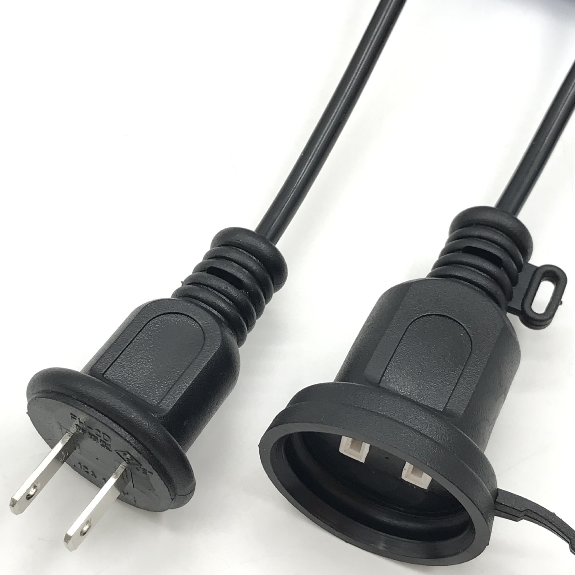 新品上市日式防雨插头日规延长线 pse认证日本电源线对插2.8米