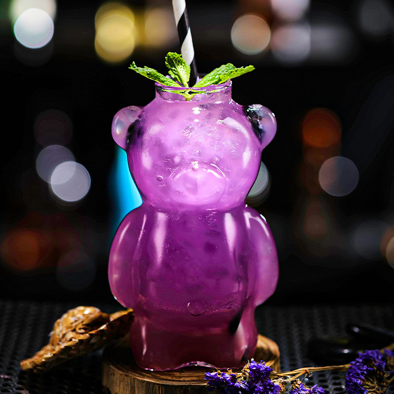 New Internet Celebrity Bear Cocktail Glass