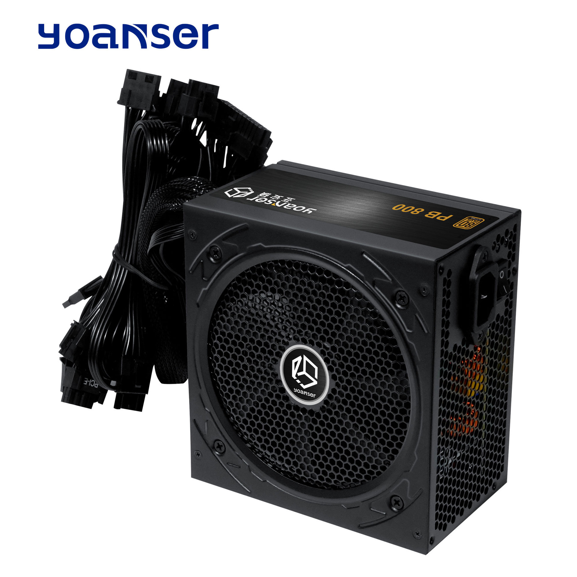 电脑电源铜牌800w,机箱电源铜牌,pc电源铜牌,atx电源铜牌800w