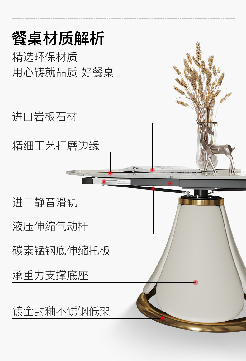 电动旋转餐桌内部结构图片