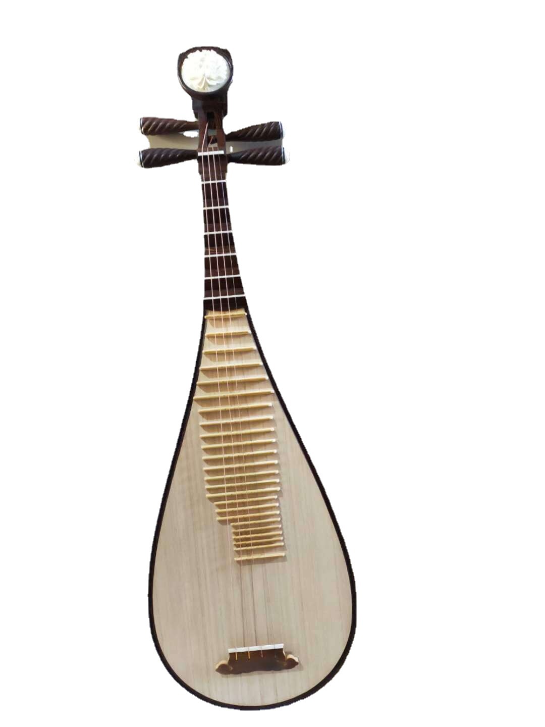 民谣光亮装饰品  专业琵琶  原木色纸盒办公场所复古琵琶