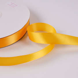6-4cm宽金黄色丝带缎带布绸带彩带感恩节黄色丝带婚庆飘带丝带