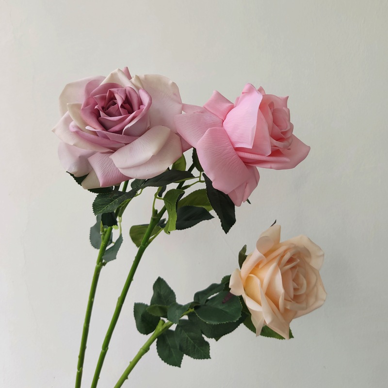 复古花 香槟玫瑰 芬德拉玫瑰 手感逼真 出口外贸货源花艺造景