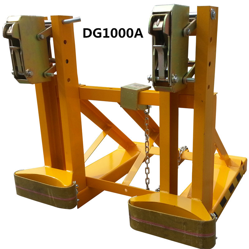 叉车油桶夹鹰嘴夹抱桶夹双油桶夹具夹桶器抓桶器夹桶卸桶抓手器