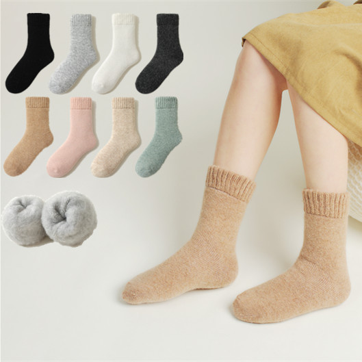 兔毛圈厚袜子女冬季新款加绒加厚保暖中筒棉袜月子袜产后袜-阿里巴巴