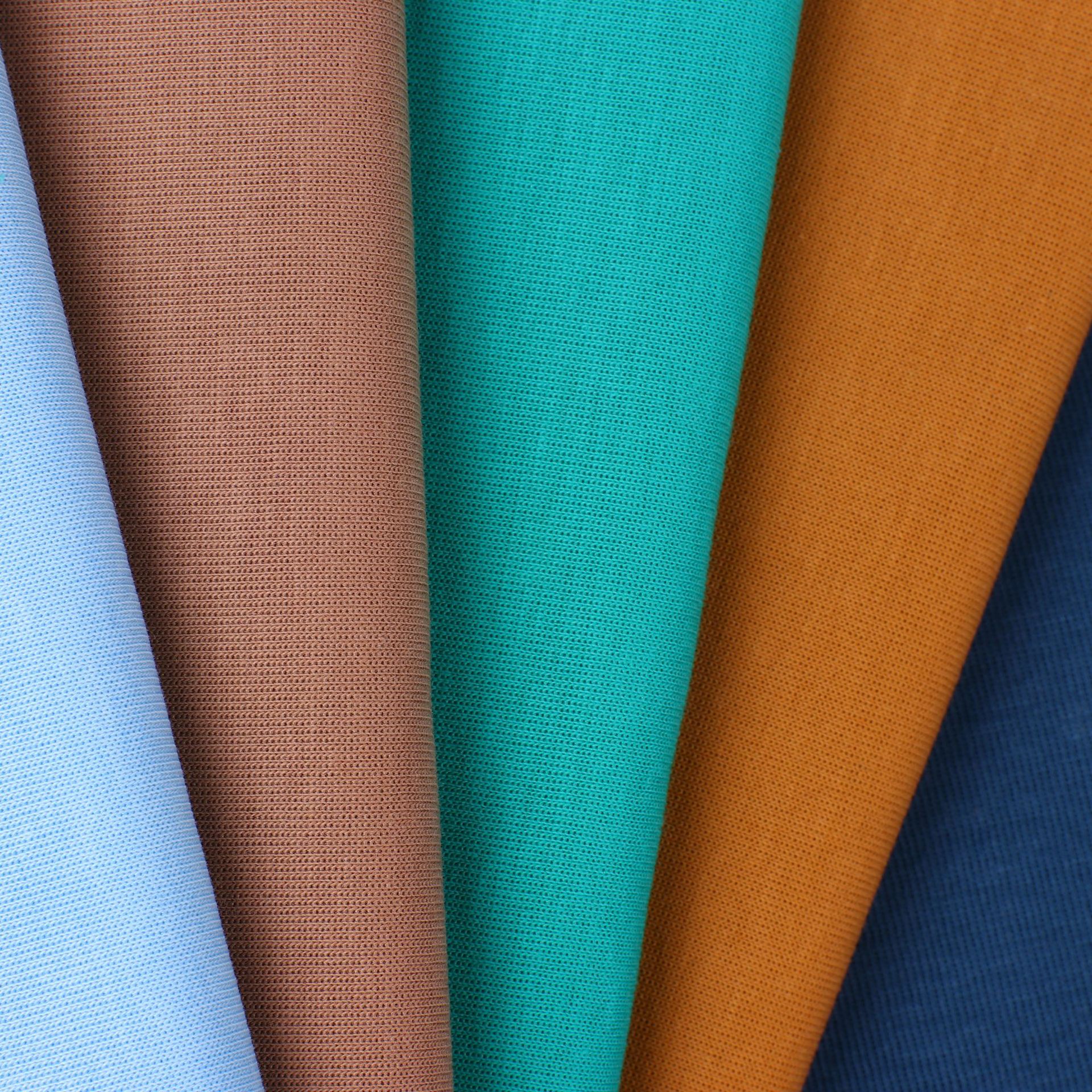 棉盖丝斜纹面料定制加工 运动服休闲服校服面料生产