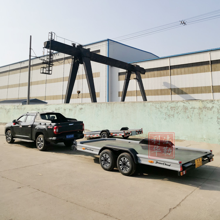 可上牌拖挂车 越野摩托车utv平板拖挂 道路清障汽车救援拖车拖斗