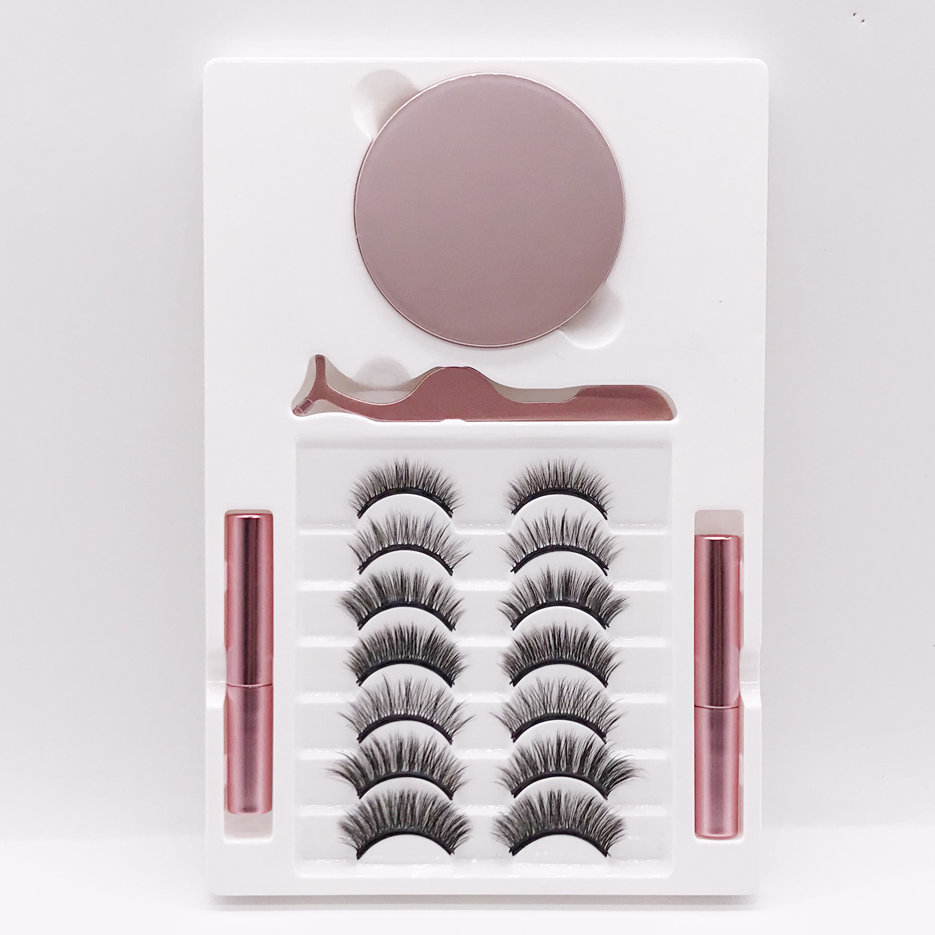 New Mixed Magnetic Liquid Eyeliner Sets of Boxes 9 Pairs of Magnet False Eyelashes Sets Can Be Made Eyelash