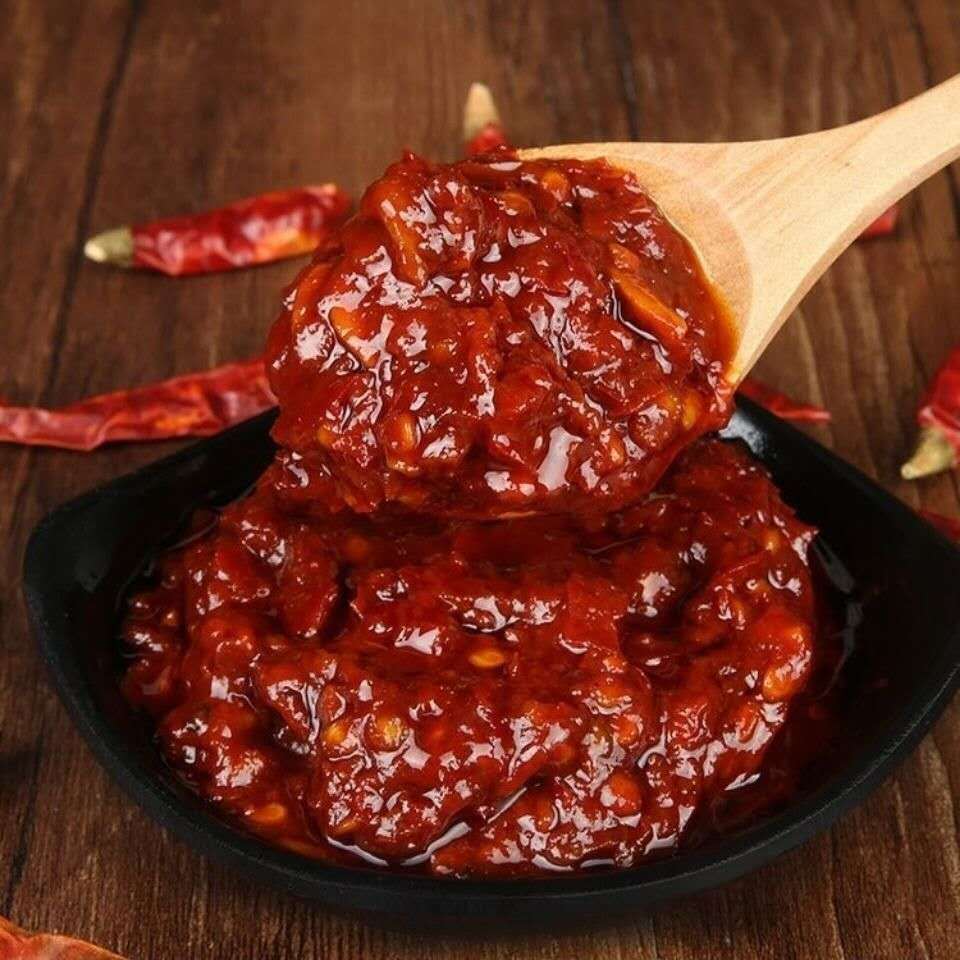 红油豆瓣酱四川风味特产豆瓣酱香辣酱辣椒酱调味品大桶装批发
