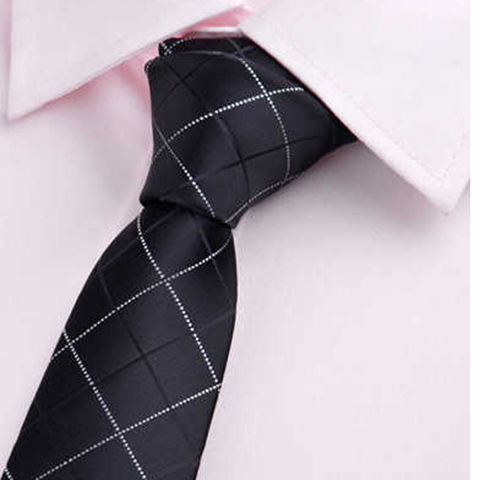 包邮手打懒人韩版领带男士窄版5cm6拉链领带休闲结婚纯黑易拉得