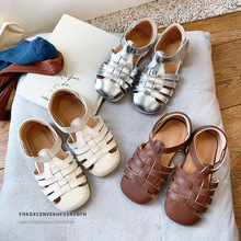 客户夏季童鞋小童儿童凉鞋女1-3-6岁女童罗马公主鞋包头宝宝鞋子