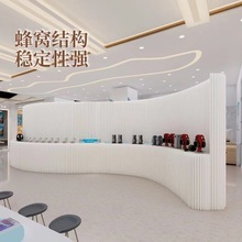 大型纸质屏风展台隔断 折叠移动屏风 活动展厅 酒店办公背景展示