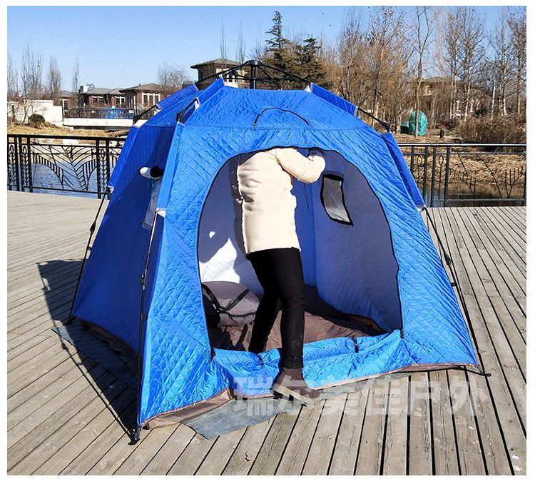 帐篷冬钓帐篷冰钓屋自动速开免搭建帐篷防风加厚保暖冬季钓鱼帐篷