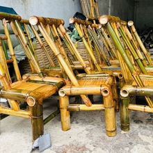 竹凳子竹椅靠背椅加大款传统竹制耐用具用客厅成老