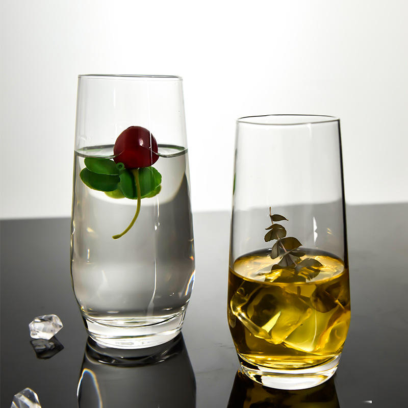 酒店餐厅玻璃杯果汁创意商用酒吧口杯ktv夜店饮料大容量家用水杯