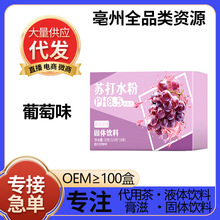 苏打水粉固体饮料茉莉葡萄荔枝风味气泡水浓缩原料餐饮奶茶店批发